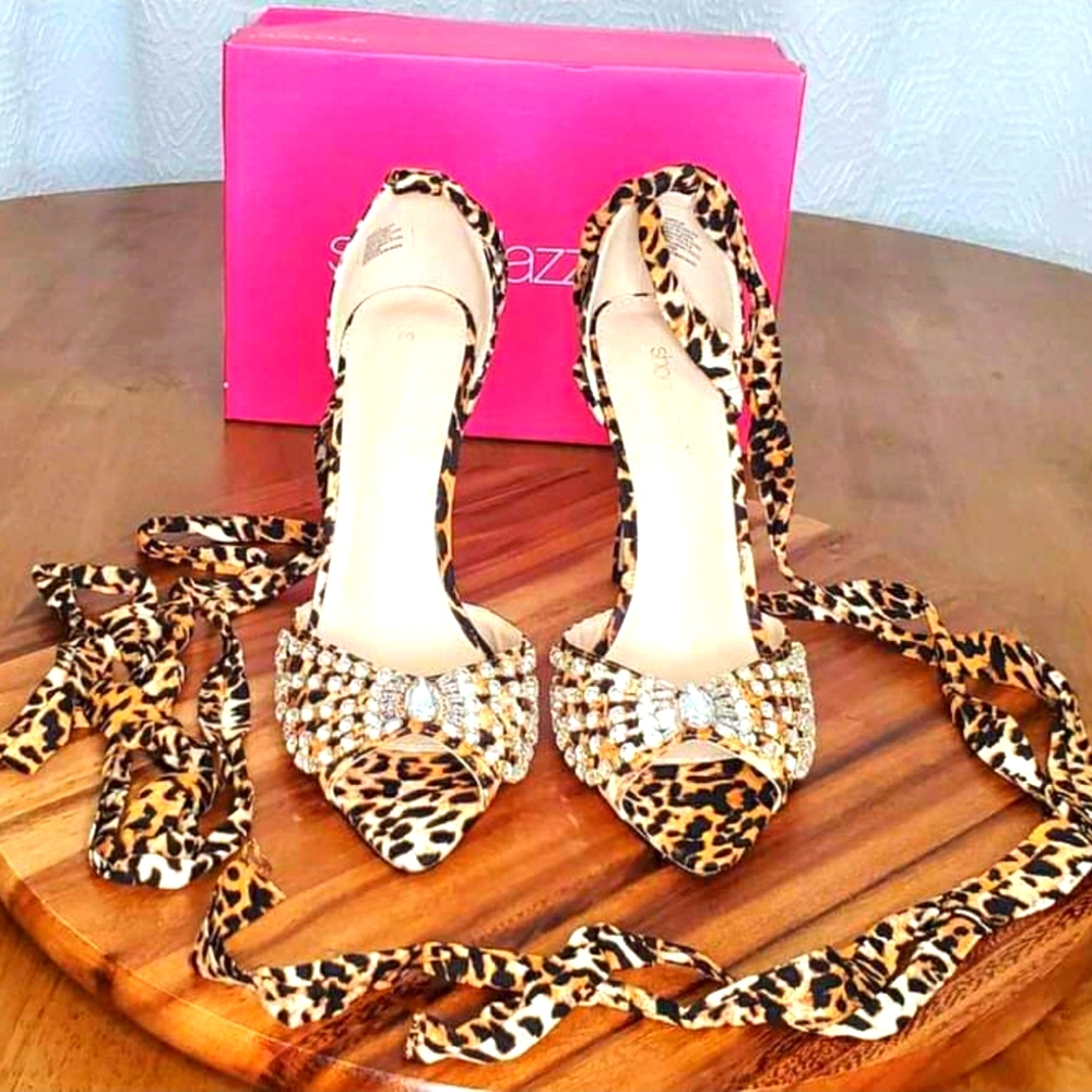 Cheetah print heels